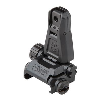 Ar-15 Mbus Pro Magpul Back-Up Rear Sight - Mbus Pro Rear Sight Flip Up Adjustable Steel Black