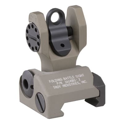 Ar-15 Rear Sight - Ar-15 Flip-Up Adjustable Rear Sight Dark Earth