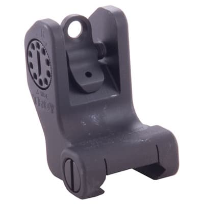Ar-15 Tactical Battle Rear Sight - Ar-15 Fixed Tactical Battle Rear Sight Black