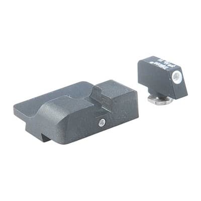Sevigny Series Sight Set For GlockA(R) - Sevigny Carry Tritium 1-Dot Rear, Tritium 1-Dot Front