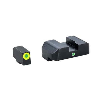 Pro I-Dot Night Sight Set For GlockA(R) - Green/Green Sight Set For GlockA(R) Small Frame