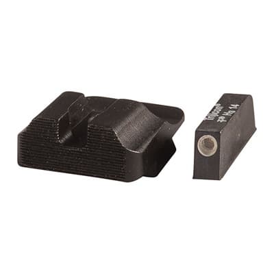 Tritium Sight Sets For Springfield Xds - Tritium Mix Set, Plain Rear, 1 Lamp Front