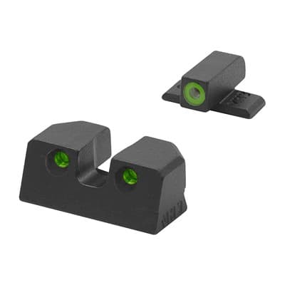 Hvs Sig Sauer Night Sight Sets - Hvs Set Sig P226, Green Outline Front