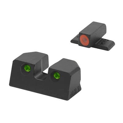 Hvs Sig Sauer Night Sight Sets - Hvs Set Sig P226, Orange Outline Front