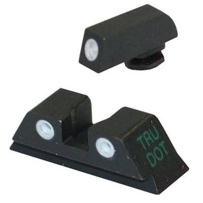 Tru-DotA(R) Tritium Night Sight Sets For GlockA(R) - Sight Set (Fixed Green/Green) GlockA(R) 9 & 40 Cal