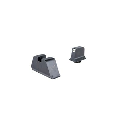 Suppressor/Optic Height Sight Set For Standard Frame Glocks - Suppressor/Optic Height Sight Set White/Black Std Glocks