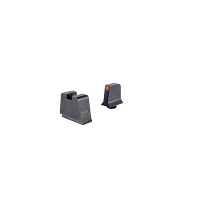 Suppressor/Optic Height Sight Set For Slim Frame Glocks - Suppressor/Optic Height Sight Set Orange/Black Slim Glocks