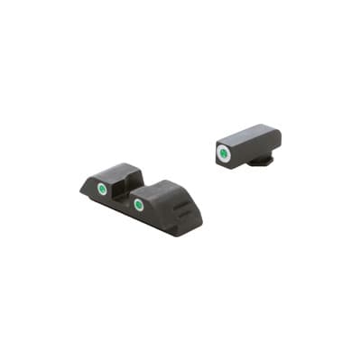 Classic Tritium Sight Set For Glock(R) Gen 5 19 & 23 - Classic Tritium Sight Set For Glock 19 & 23 9mm/.40 G5 Black