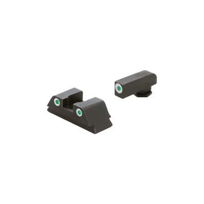 Classic Tritium Sight Set For Glock(R) 42,43,43x,48 - Classic Tritium Sight Set For Glock 42,43,43x,48 Black
