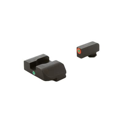 I-Dot Tritium Sight Set For Glock(R) G1-4 19,23,42/G5 20,21 - I-Dot Sight Set For Glock G1-4 19,23,42 /G5 20,21 Black