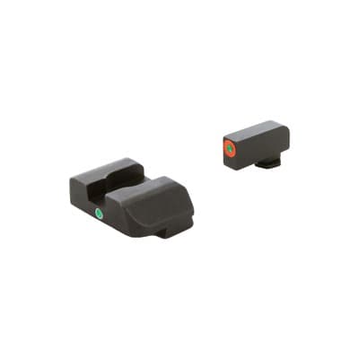 I-Dot Tritium Sight Set For Glock(R) Gen 1-4 20,21,31 - I-Dot Sight Set For Glock 10mm/.45/.357 Black