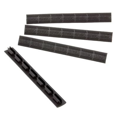 Keymod Rail Cover Ergo Wedgelok 4-Pack - Wedgelock Rail Cover Keymod Rubber Black