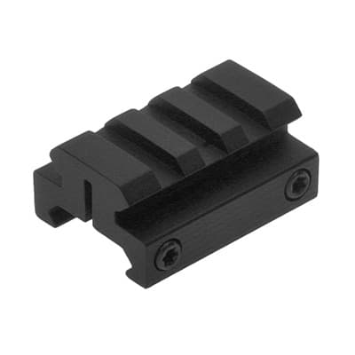 Ar Mount One-Half Inch Picatinny Riser - Matte - Picatinny Riser Mount 1/2 Matte