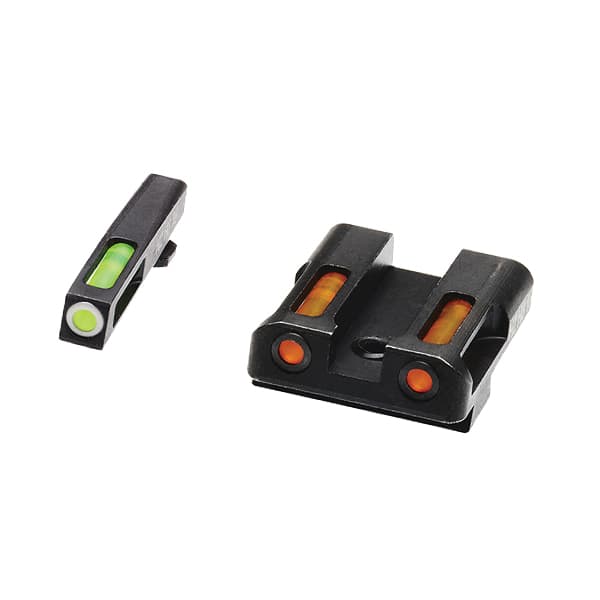 HiViz Litewave H3 Sight Set Front/Rear, Green/Orange - GLN429