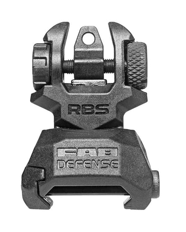 FAB Defense RBS AR-15 Iron Sight Rear Flip Up - FX-RBS