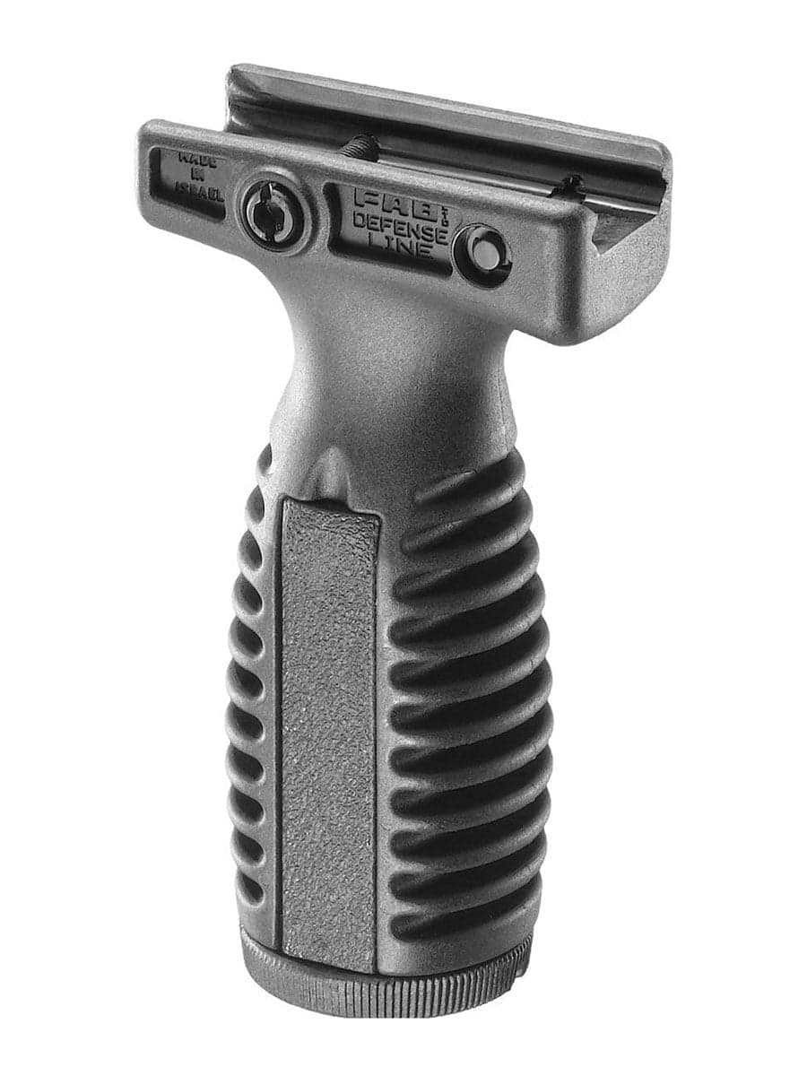FAB Defense TAL-4 Ventilated Ergonomic Vertical Picatinny Rail Foregrip, Black - FX-TAL4B