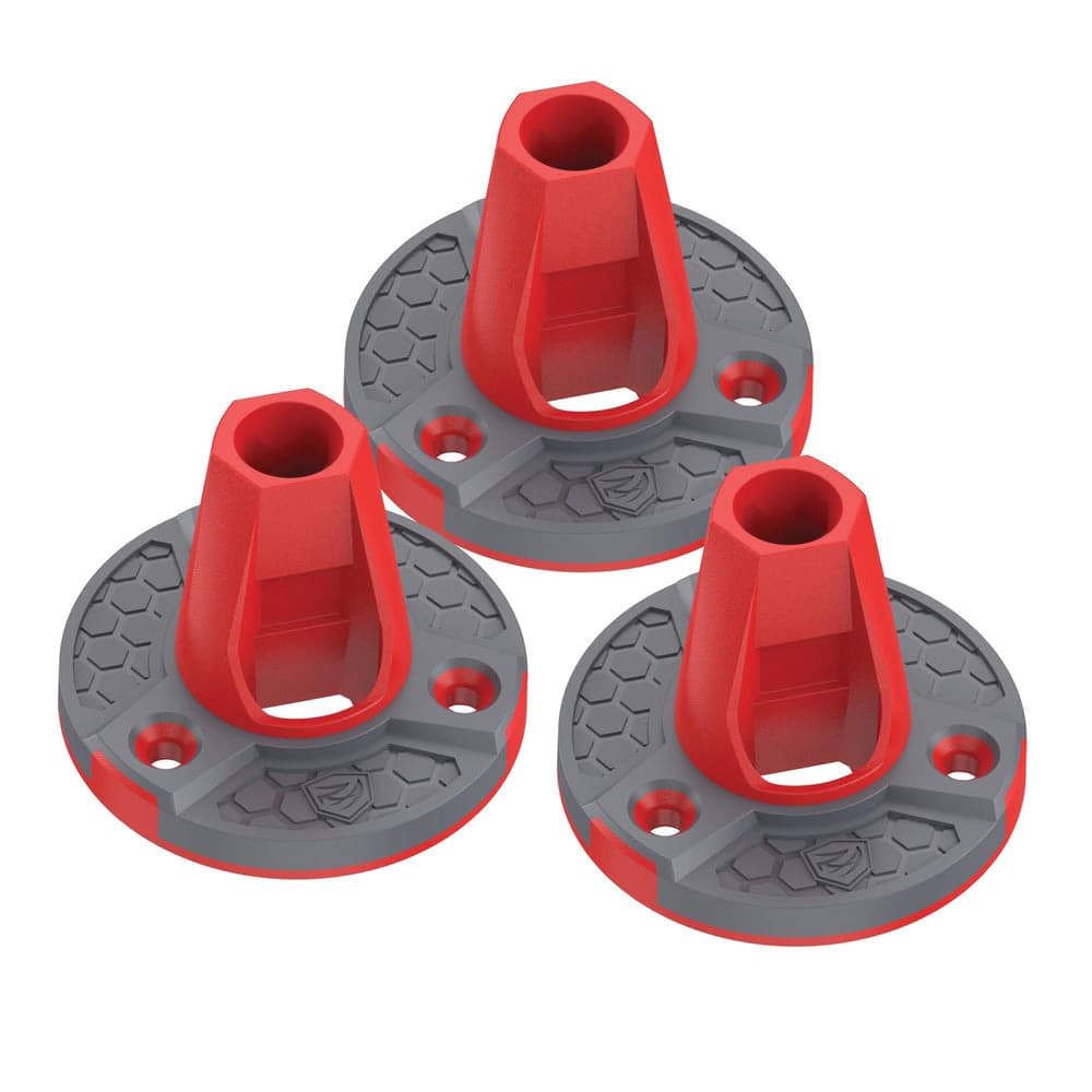 Real Avid Smart Assist Surface-Mount, Gray/Red Pack of 3