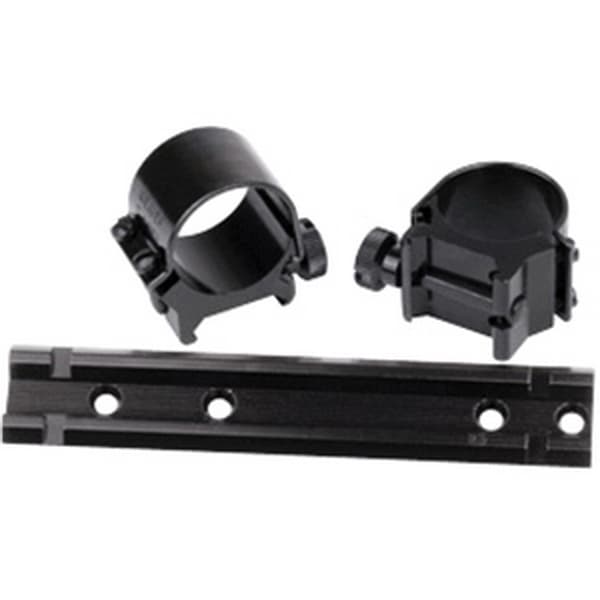 Weaver See-Thru Marlin 336 1" Steel Strap Quick Detachable 2-Piece Lock Mount, Black - 49713