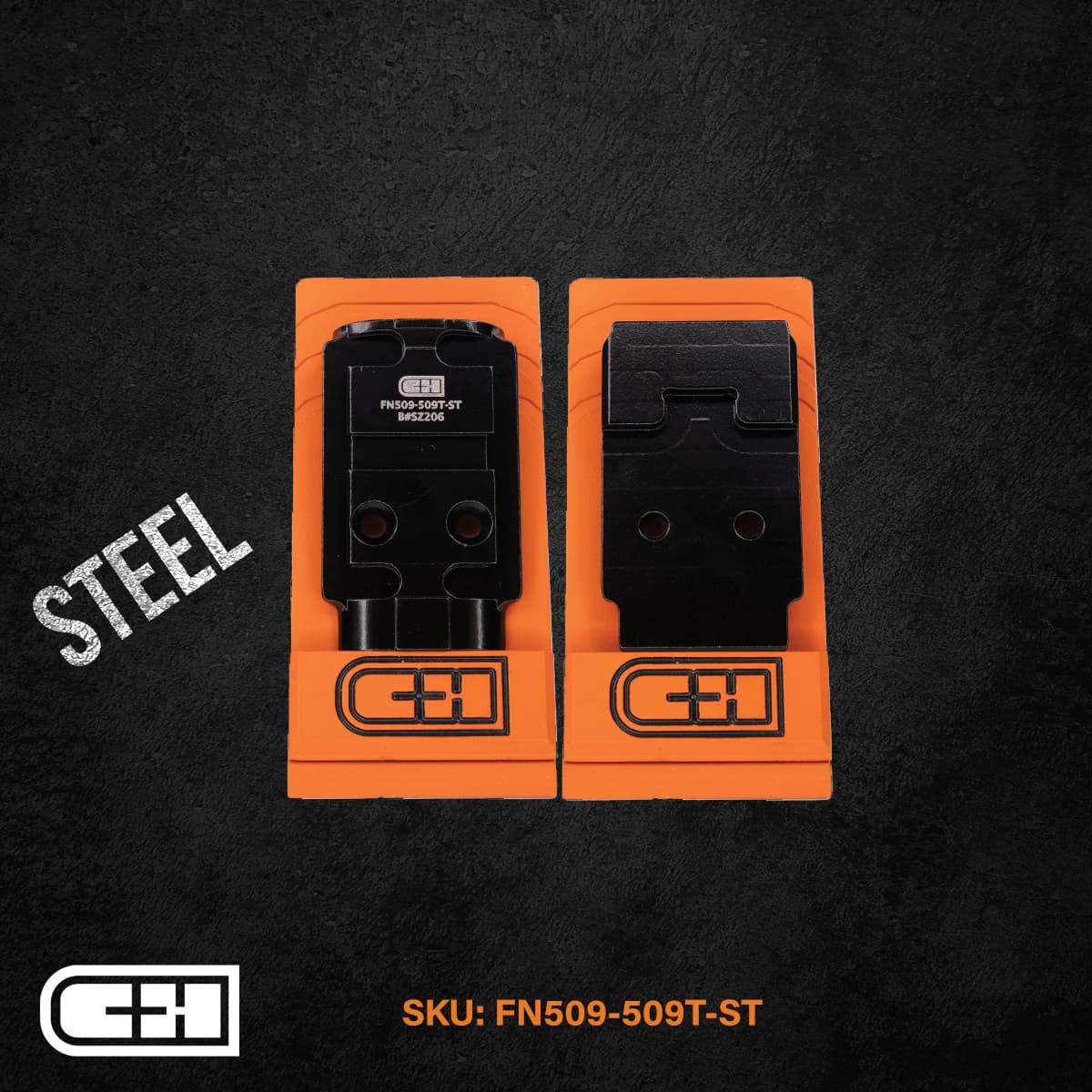 C&H Precision Optic Plate -FN 509 TO HOLO 509T- FN509-509T-ST