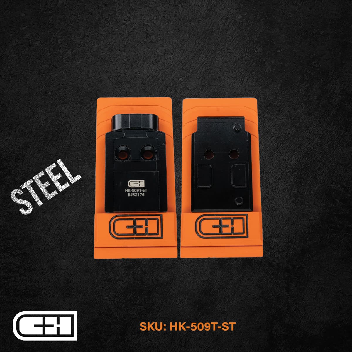 C&H Precision Optic Plate -HK VP9 OR TO HOLO 509T- HK-509T-ST