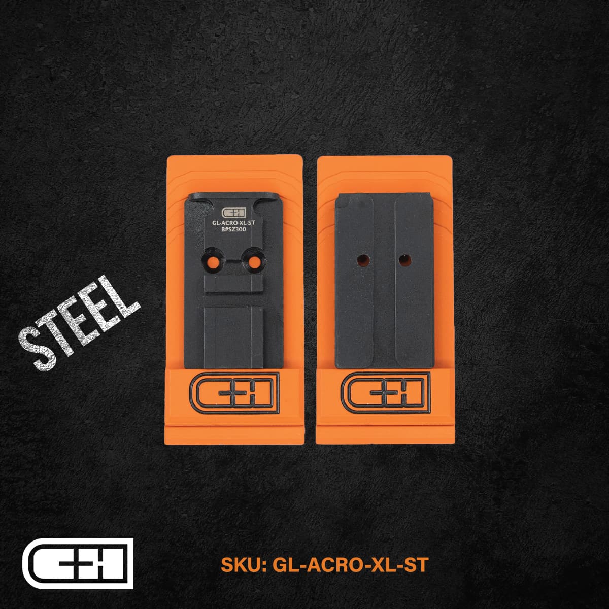C&H Precision Optic Plate - Glock MOS TO AMPNT ACRO- GL-ACRO-XL-ST