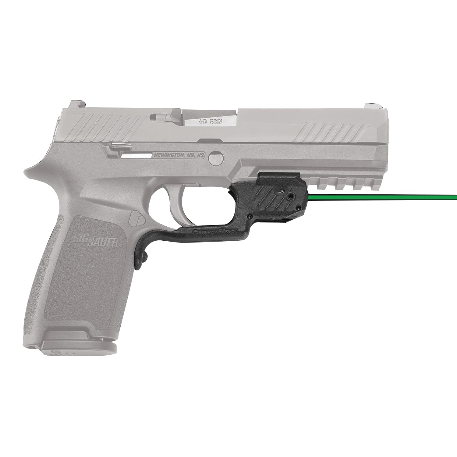 Crimson Trace Laserguard Green Laser Sight for Sig Sauer P320 (M17, M18) pistols - LG420G