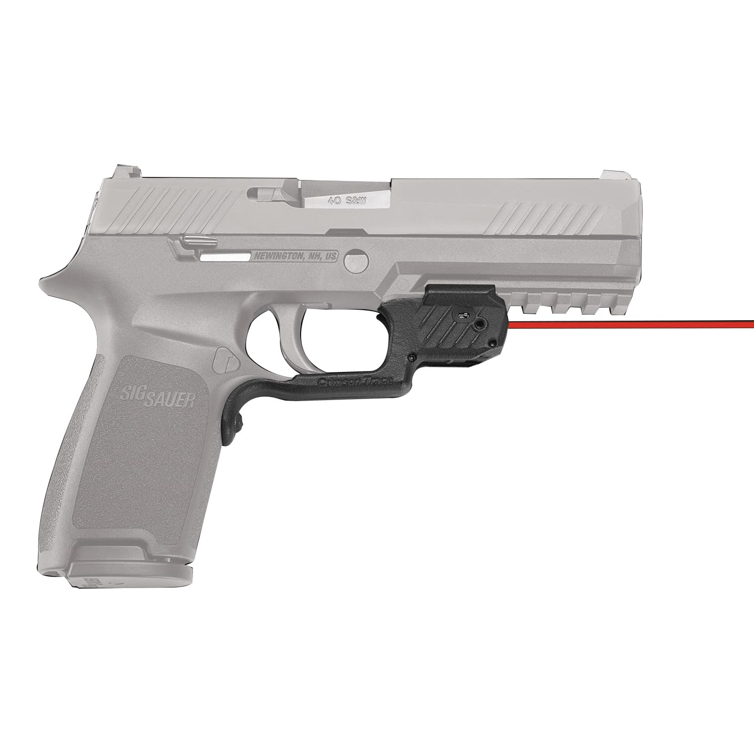 Crimson Trace Laserguard Red Laser Sight for Sig Sauer P320 (M17, M18) pistols - LG420
