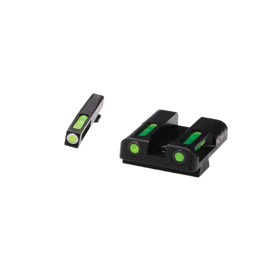 Hiviz LiteWave H3 Front/Rear 3-Dot Sight Set for Glock 9/40/357 Pistols - GLN325