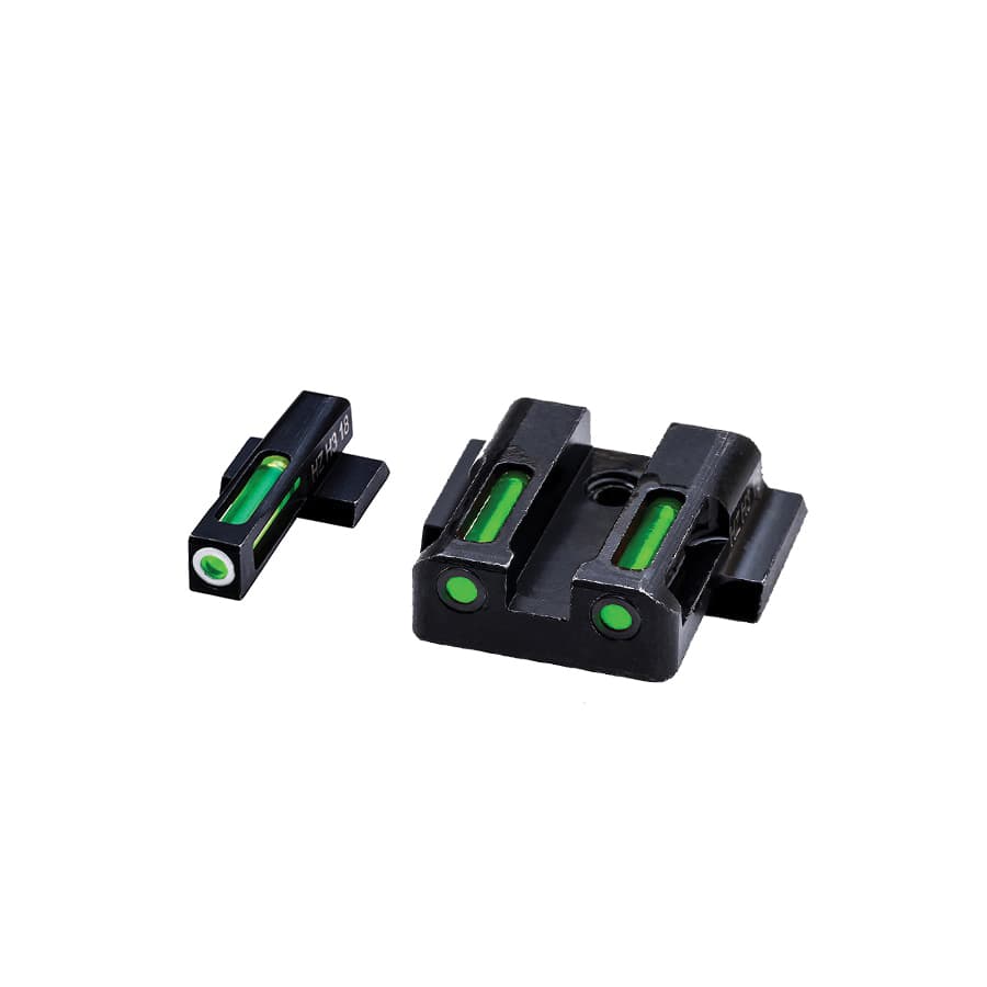 Hiviz LiteWave H3 Front/Rear 3-Dot Sight Set for M&P Shield in All Caliber Pistols - MPSN321