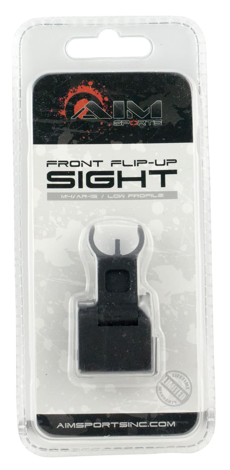 Aim Sports Low-Profile Front Flip-Up Sight for AR-15 Style Rifle - MT200