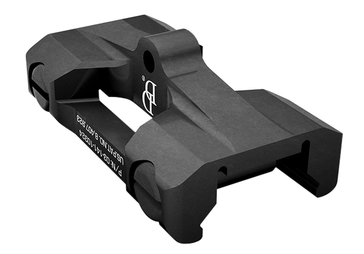 Daniel Defense Rock and Lock 6061 T6 Aluminum Picatinny Bipod Mount Adapter, Black - 03-141-10324