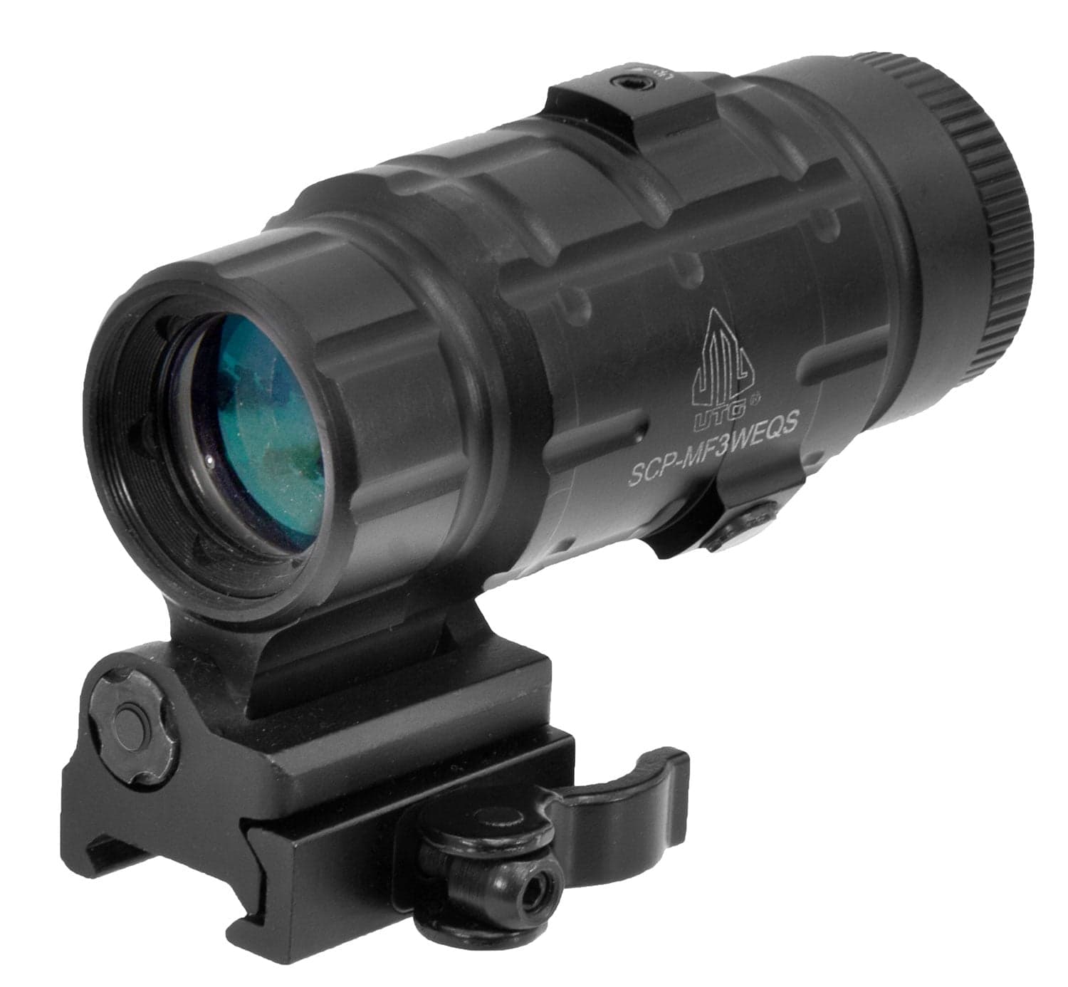 Leapers UTG 3x25mm Magnifier w/ Flip-to-Side QD Mount - SCP-MF3WEQS