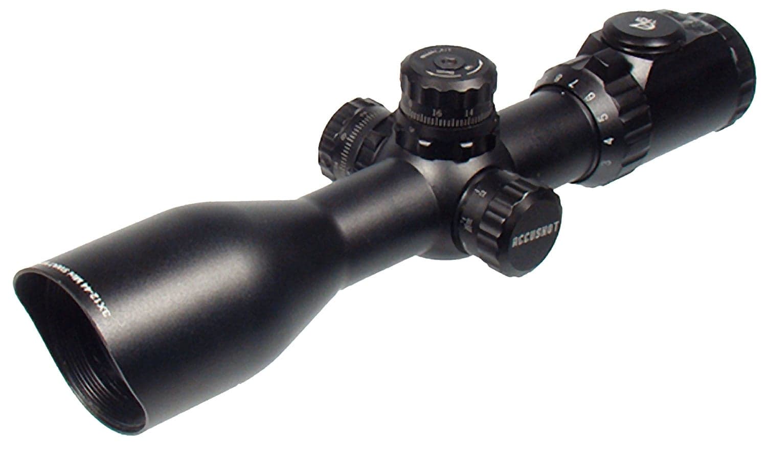 Leapers UTG Accushot 3-12x44mm Illuminated Mil-Dot AO Compact Scope - SCP3UM312AO