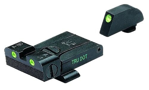 Meprolight Tru-Dot Self Illuminated Adjustable Front/Rear Night Sight Set for Glock 17, 19-23 Pistols - ML20224