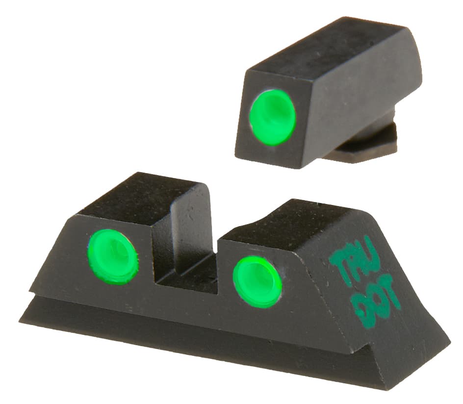 Meprolight Tru-Dot Front/Rear Night Sight Set for Glock 42 Pistols, Green - ML10220
