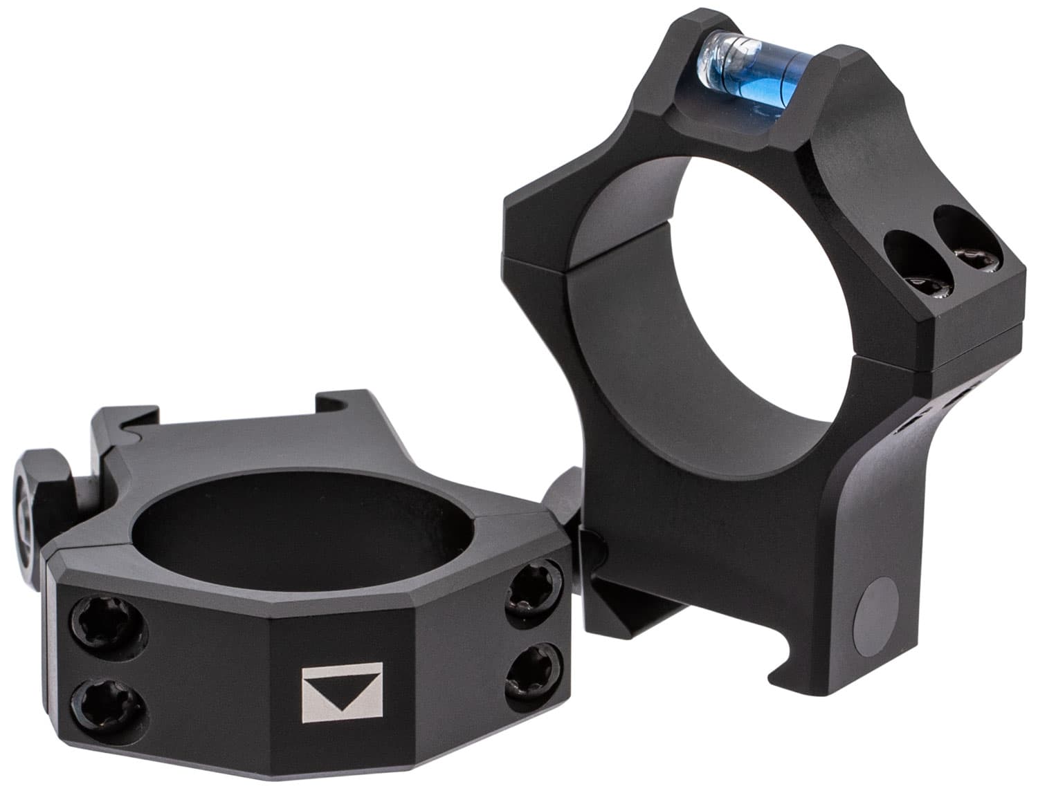 Steiner T-Series 30mm Low Steel 2-Piece Scope Ring, Black - 5960