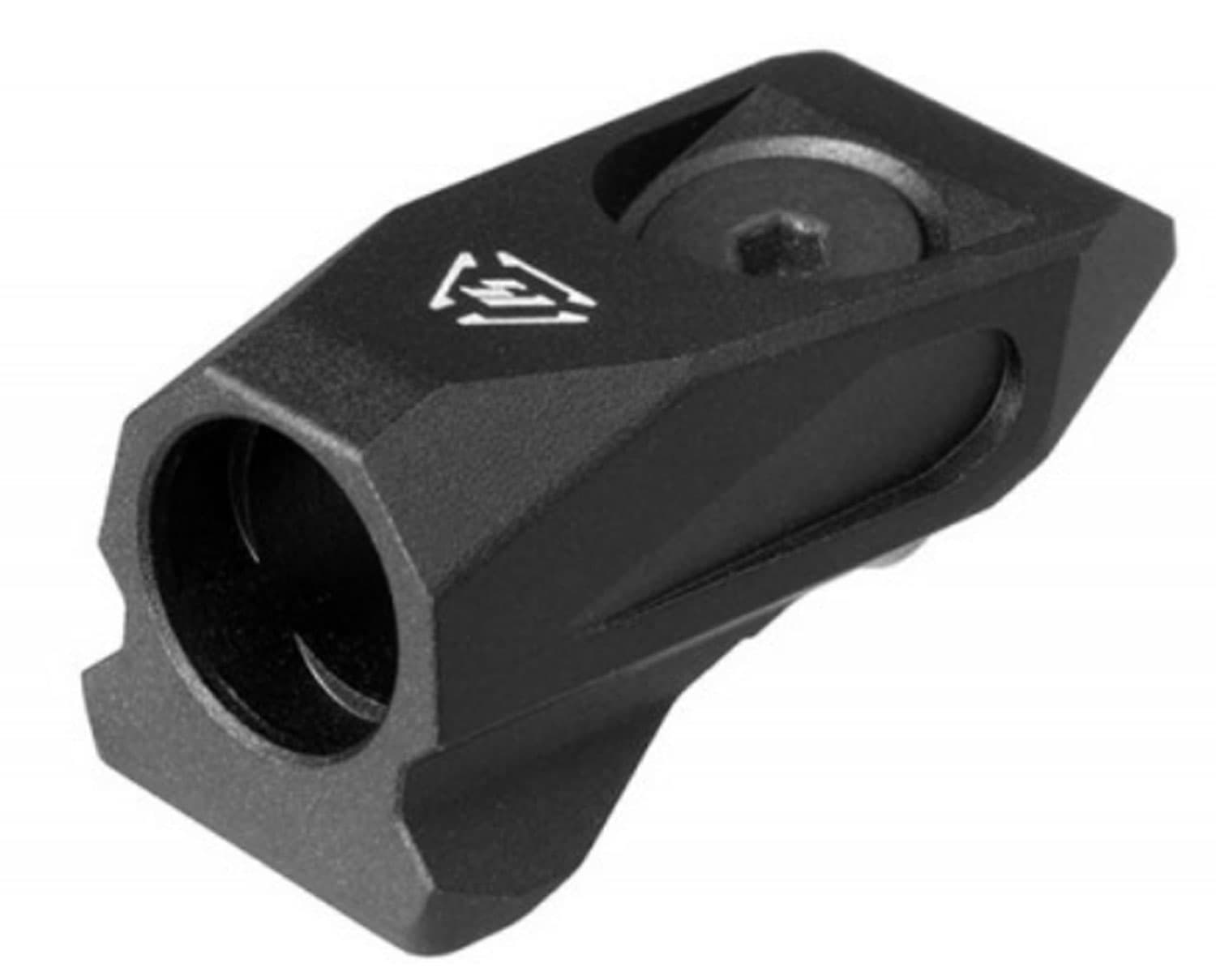 Strike Industries AR Aircraft Grade Aluminum Quick Detach Link Angled Mount, Black - LINK-AQD-BK