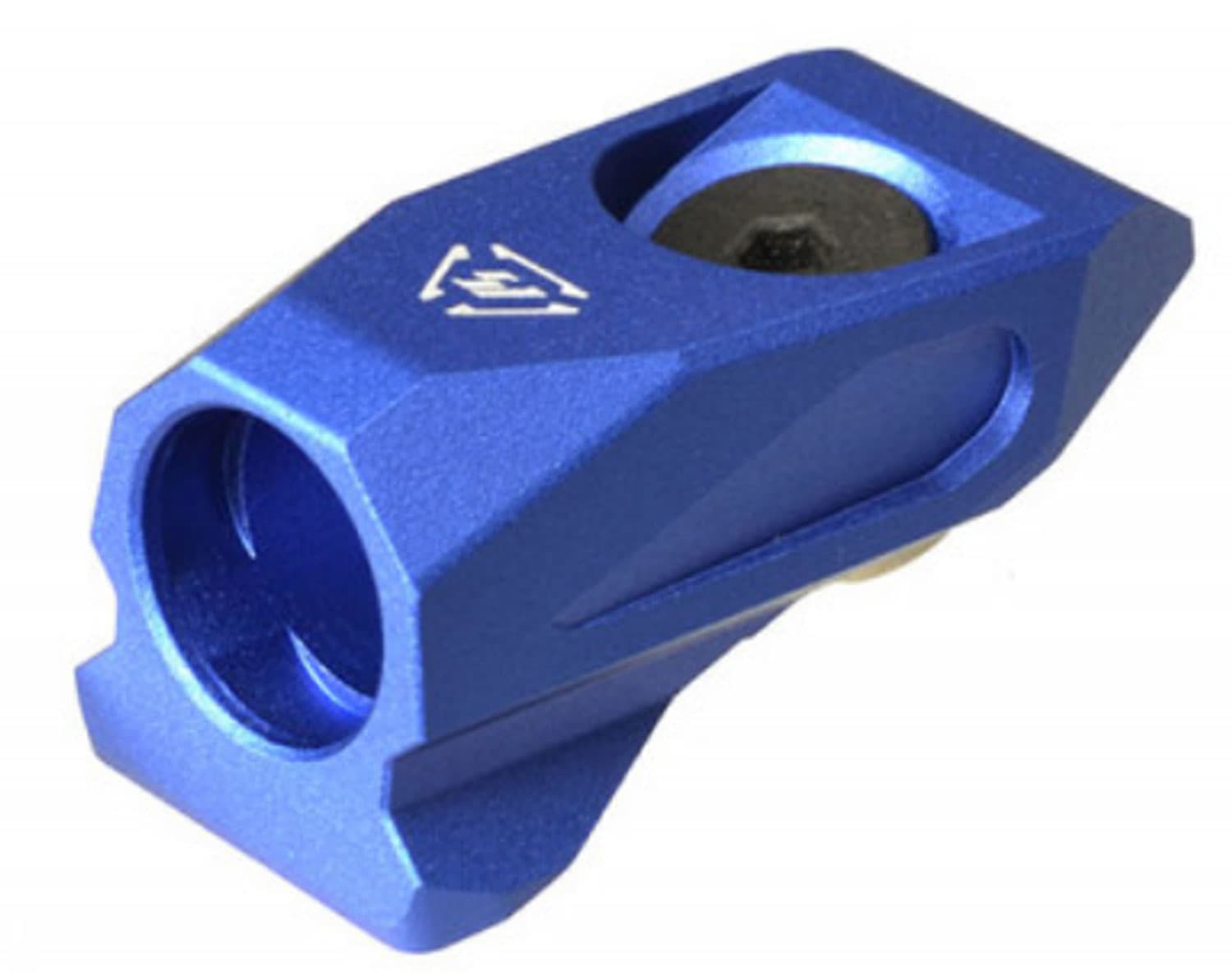 Strike Industries AR Aircraft Grade Aluminum Quick Detach Link Angled Mount, Blue - LINK-AQD-BLU