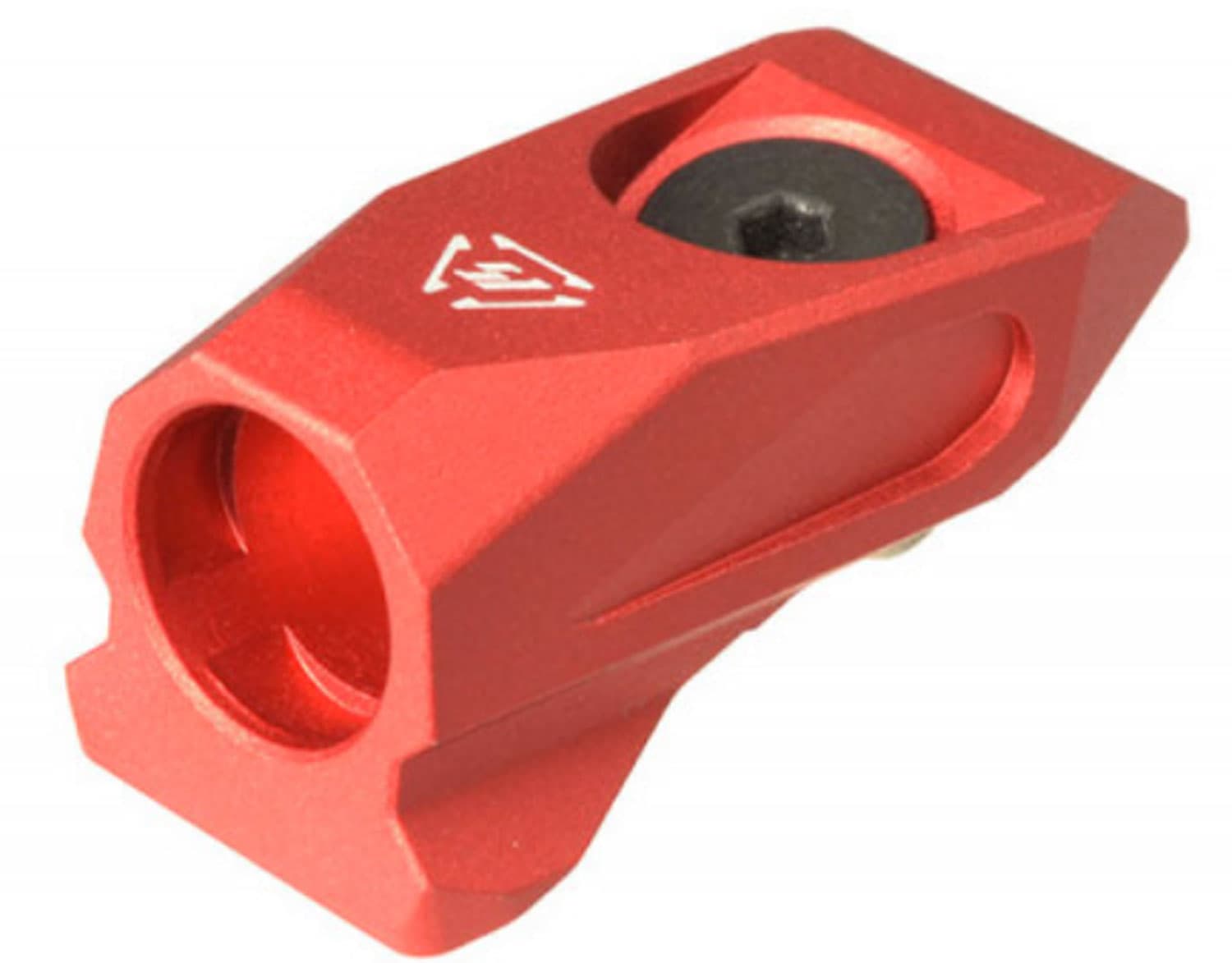 Strike Industries AR Aircraft Grade Aluminum Quick Detach Link Angled Mount, Red - LINK-AQD-RED