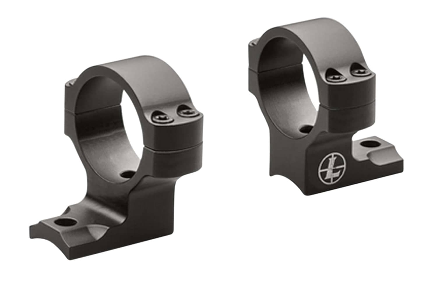 Leupold BackCountry Tikka T3/T3x Hunter 30mm High 7075 T6 Aluminum 2-Piece Scope Mount, Matte Black - 171117