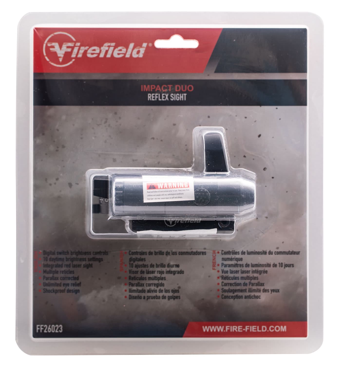 Firefield Impact Duo 1x31x22mm Reflex Sight w/ Red Laser - FF26023
