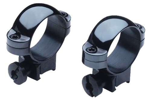 Burris Rimfire Deluxe .22 Cal 1" Medium Steel 2-Piece Scope Ring, Gloss Black - 420072