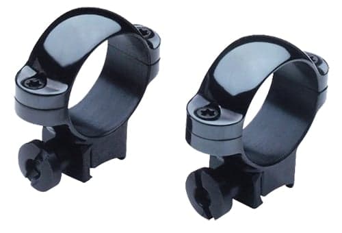 Burris Rimfire Deluxe .22 Cal 1" High Steel 2-Piece Scope Ring, Gloss Black - 420073