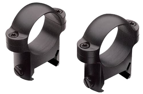Burris Signature 1" High Steel 2-Piece Weaver Style Zee Ring, Matte Black - 420531