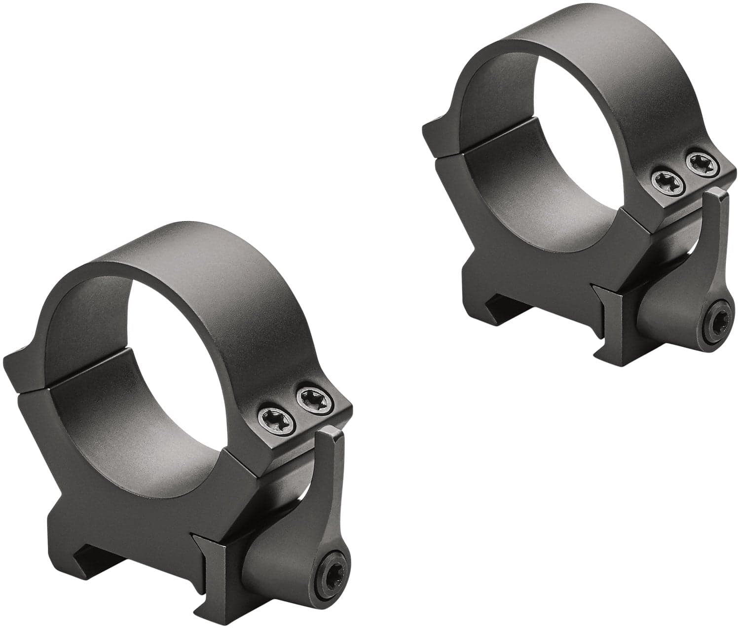 Leupold QRW2 30mm Low Steel 2-Piece Scope Ring, Matte Black - 174074