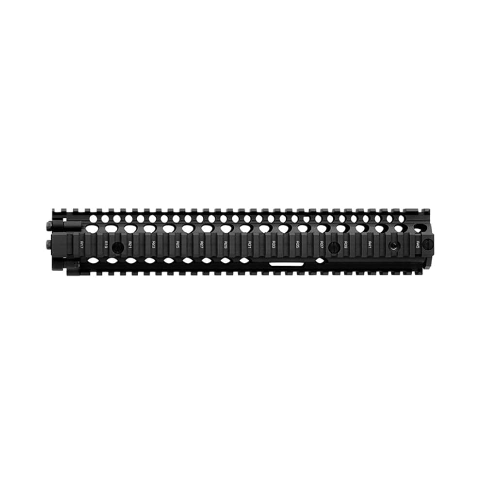 Daniel Defense M4A1 RIS II 12.25" 6061 T6 Aluminum Forend Rail Interface System, Black - 408001006
