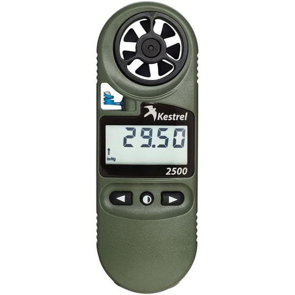 Kestrel Kestrel 2500 100' Waterproof Shock Resistant Weather Meter w/ Night Vision, Olive Drab Green - 0825NV
