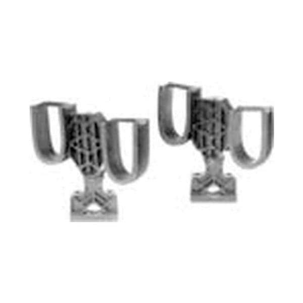 Ranger Rugged Gear Black Nylon Double Hook ATV Mount Gun Rack, Universal - 10200