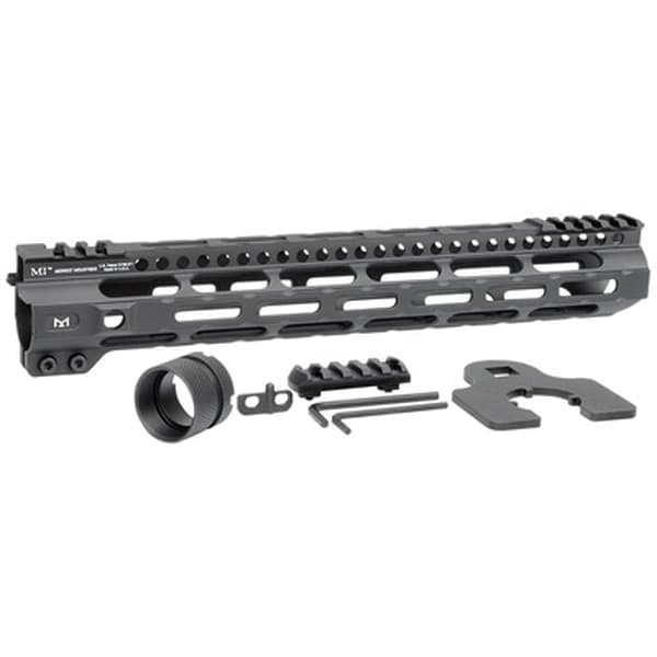 Midwest Industries MI Combat Rail Lightweight M-Lok 12.625" AR-15 1-Piece Free Float Handguard - MICRLW12625