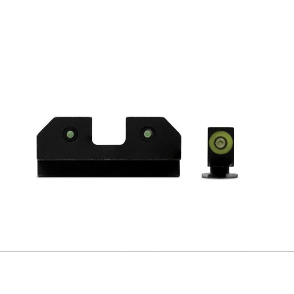 XS Sights RAM Night Sight for Glock 20 and 21 Pistols, Green Front/Black Rear - GL-R013P-6G
